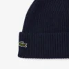 Bonnet en cachemire côtelé pour femme