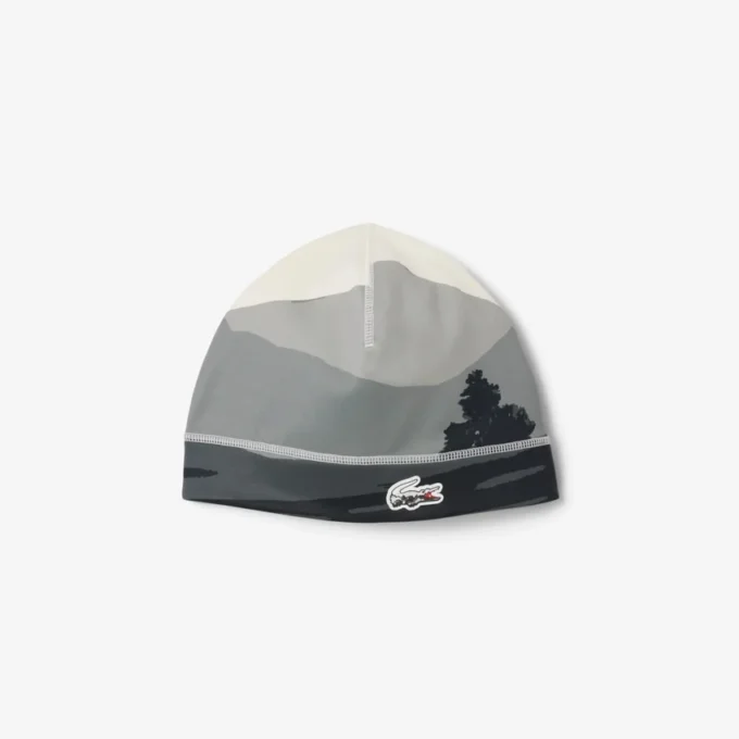 Bonnet en polaire imprimé paysage Sport pour homme