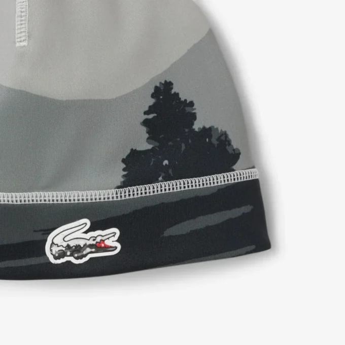 Bonnet en polaire imprimé paysage Sport pour homme