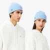Bonnet unisexe en laine brossée à côtes