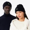 Bonnet unisexe en laine à côtes