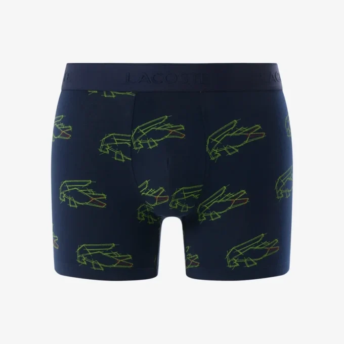 Boxers en coton stretch imprimé Croc pour homme