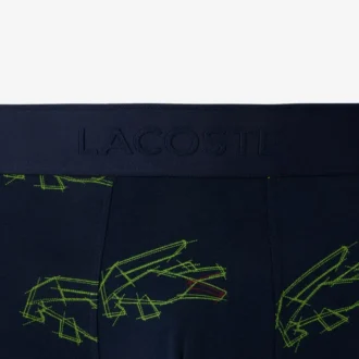 Boxers en coton stretch imprimé Croc pour homme