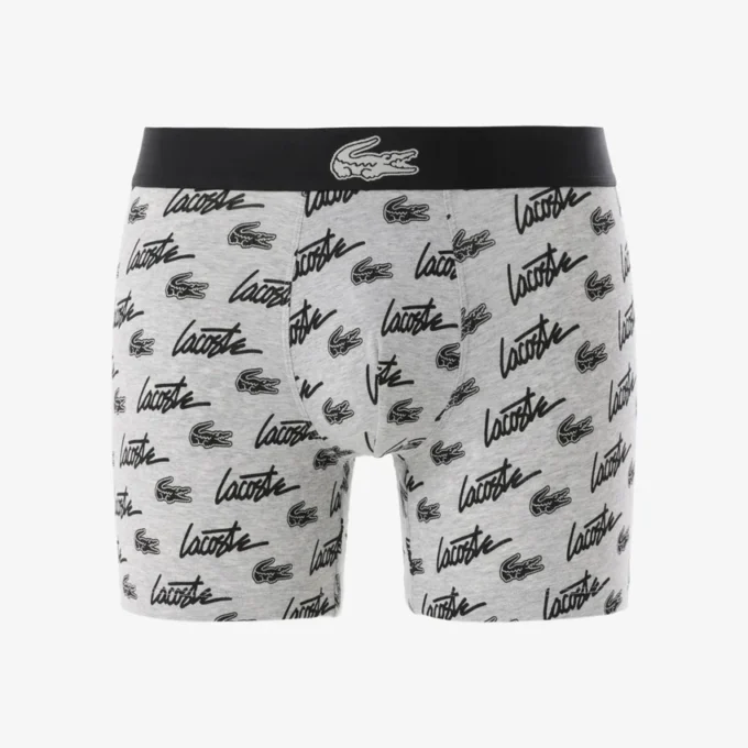 Boxers en coton stretch imprimés intégralement pour homme