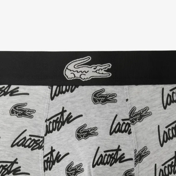 Boxers en coton stretch imprimés intégralement pour homme