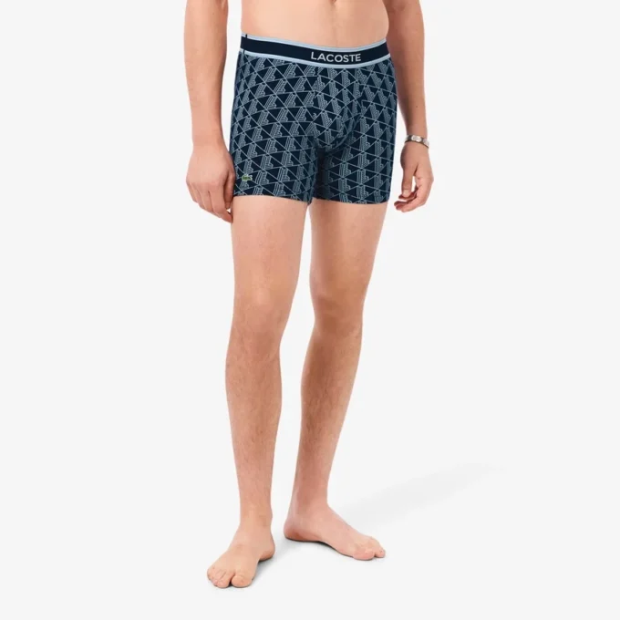 Boxers en coton stretch Monogram pour homme
