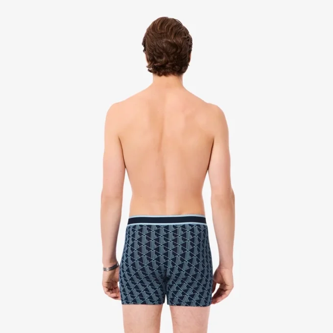 Boxers en coton stretch Monogram pour homme