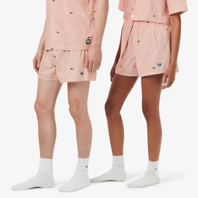 Boxers en popeline édition Roland Garros