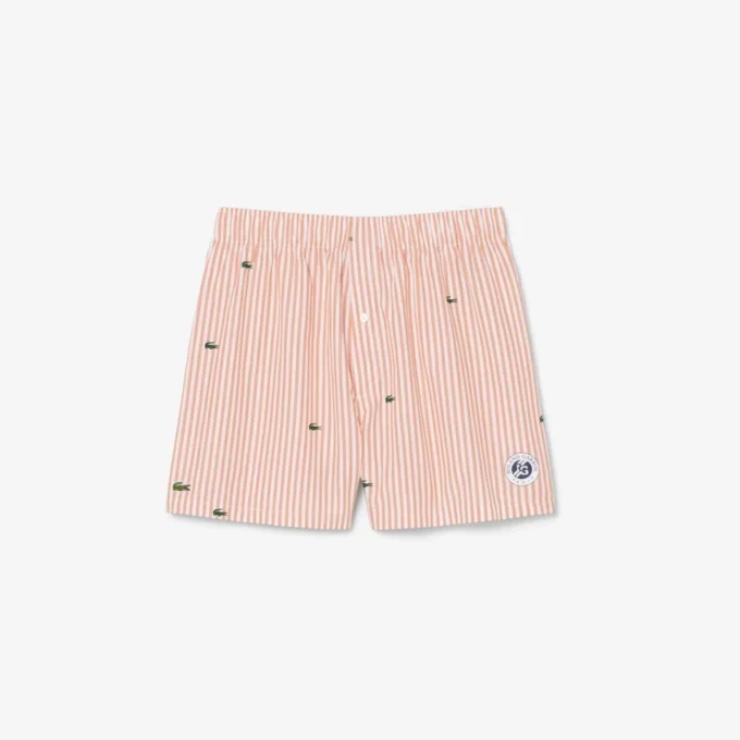 Boxers en popeline édition Roland Garros