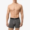 Boxers imprimés en coton stretch pour homme