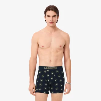 Boxers imprimés en coton stretch pour homme