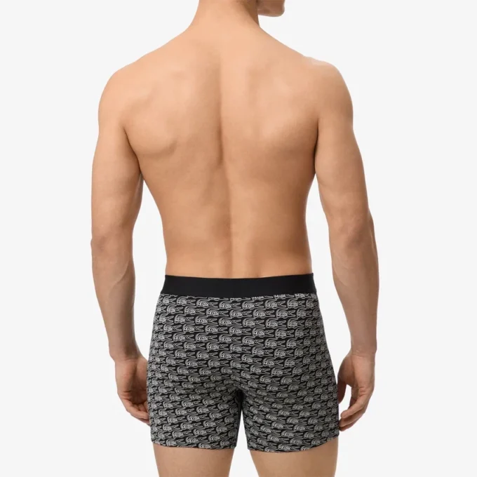 Boxers imprimés en coton stretch pour homme