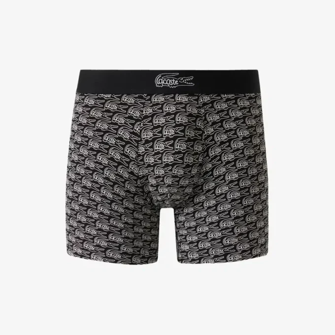Boxers imprimés en coton stretch pour homme