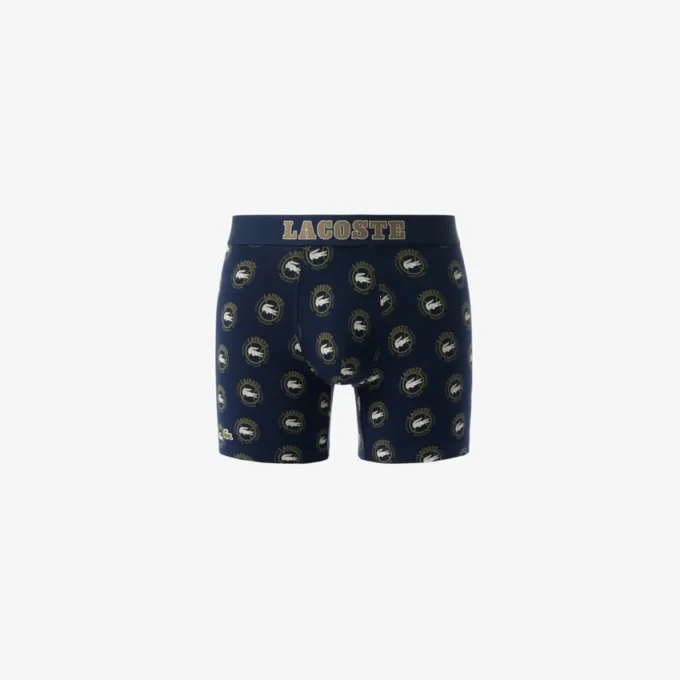 Boxers imprimés en coton stretch pour homme