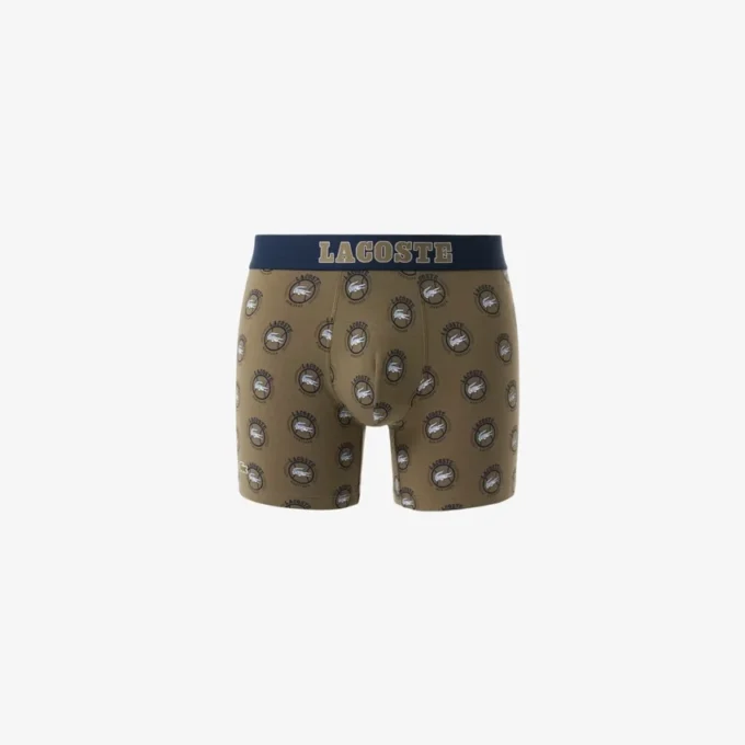 Boxers imprimés en coton stretch pour homme