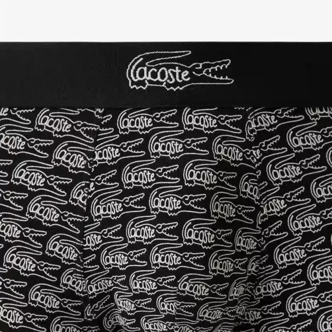 Boxers imprimés en coton stretch pour homme