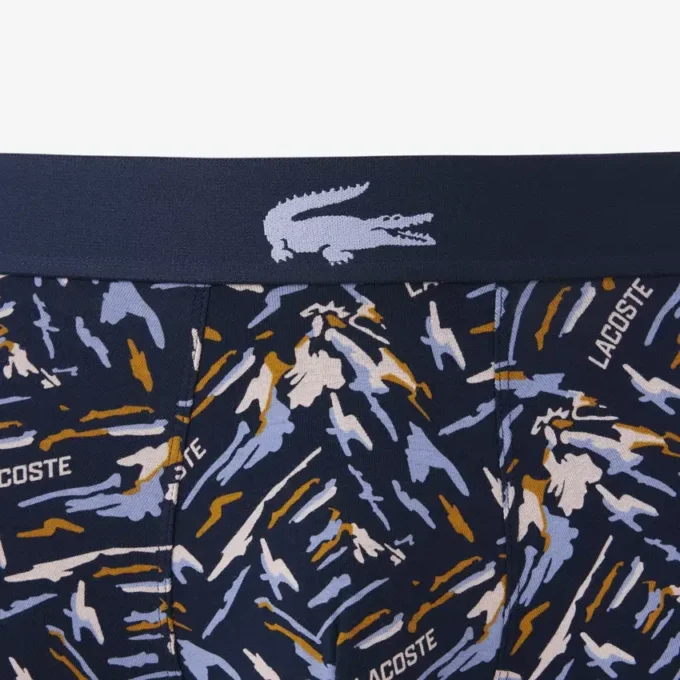Boxers imprimés en coton stretch pour homme