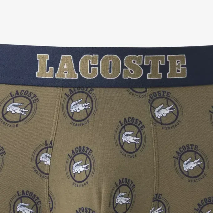Boxers imprimés en coton stretch pour homme