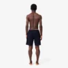 Boxers long à rayures à la taille pour homme