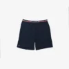 Boxers long à rayures à la taille pour homme
