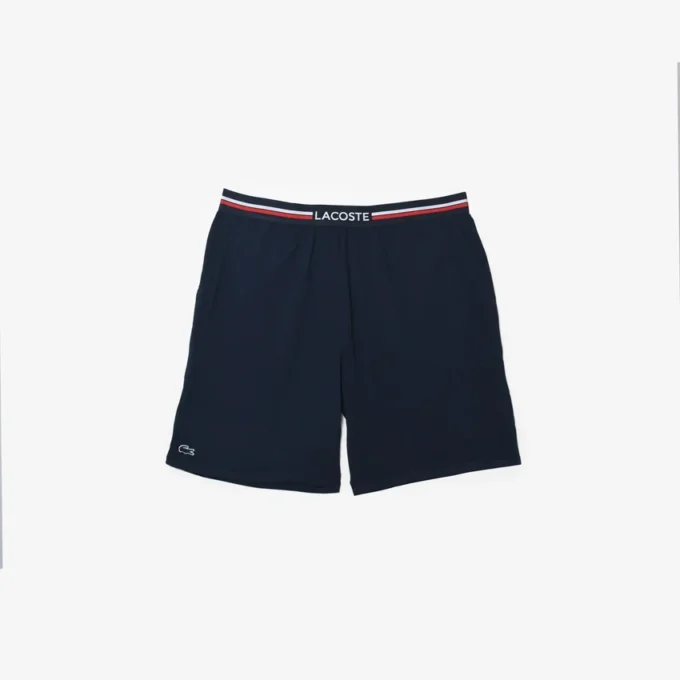 Boxers long à rayures à la taille pour homme