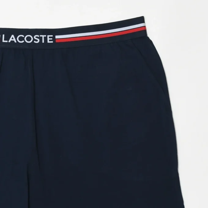 Boxers long à rayures à la taille pour homme