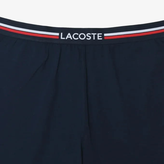 Boxers long à rayures à la taille pour homme