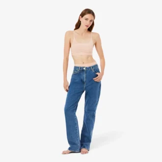 Bralette en maille avec motif crocodile