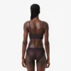 Bralette en maille avec motif crocodile