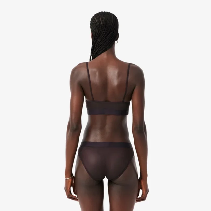 Bralette en maille avec motif crocodile