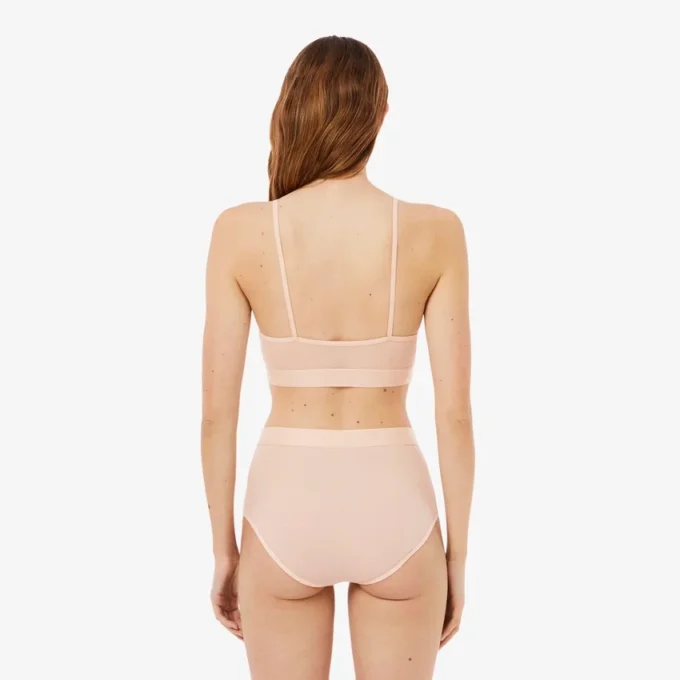 Bralette en maille avec motif crocodile