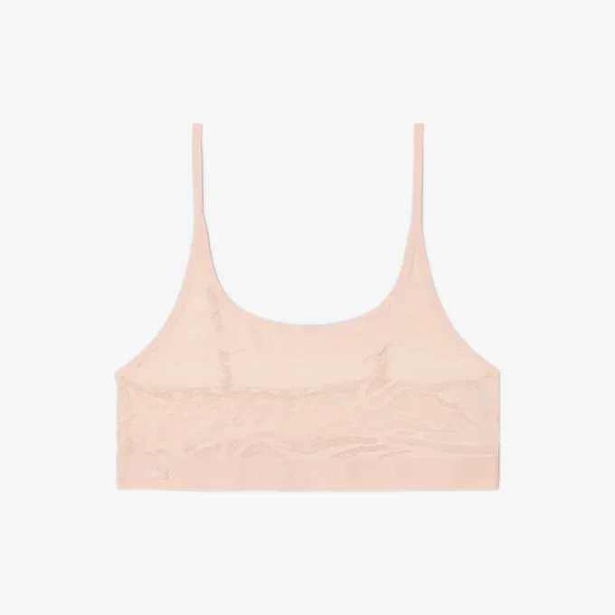 Bralette en maille avec motif crocodile