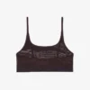 Bralette en maille avec motif crocodile