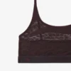 Bralette en maille avec motif crocodile