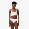 Bralette en pointelle avec logo