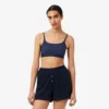 Bralette en pointelle avec logo
