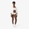 Bralette en pointelle avec logo