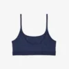 Bralette en pointelle avec logo