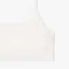 Bralette en pointelle avec logo