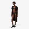 Bralette triangle en dentelle avec logo Bralette triangle en dentelle avec logo