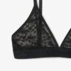 Bralette triangle en dentelle avec logo Bralette triangle en dentelle avec logo