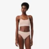Brassière en coton côtelé