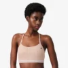Brassière en coton côtelé
