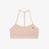 Brassière en coton côtelé