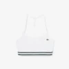 Brassière en coton côtelé