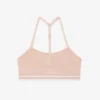 Brassière en coton côtelé