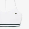 Brassière en coton côtelé