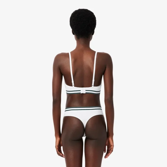 Brassière triangle en coton côtelé Brassière triangle en coton côtelé