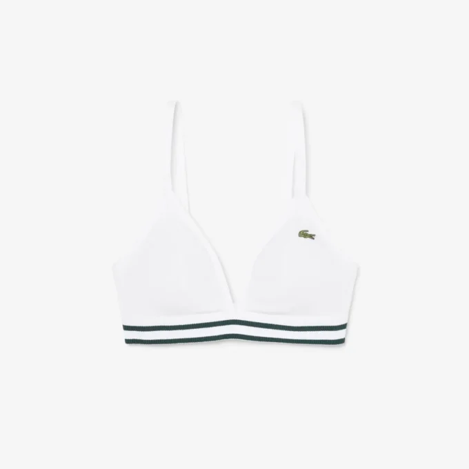 Brassière triangle en coton côtelé Brassière triangle en coton côtelé