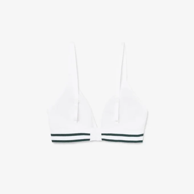 Brassière triangle en coton côtelé Brassière triangle en coton côtelé